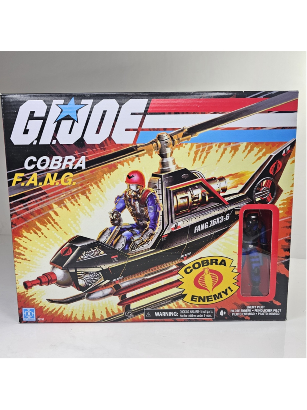 SEALED Hasbro GI Joe Retro Collection Cobra F.A.N.G. Copter & Pilot Exclusive
